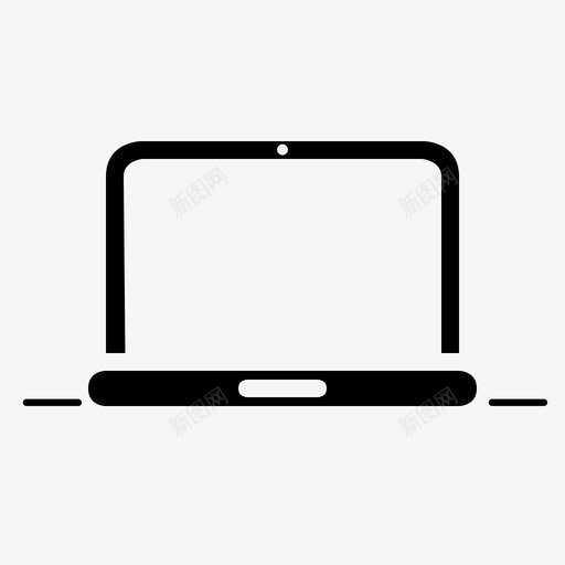 笔记本电脑电脑电脑屏幕图标svg_新图网 https://ixintu.com 游戏机 电脑 电脑屏幕 笔记本电脑