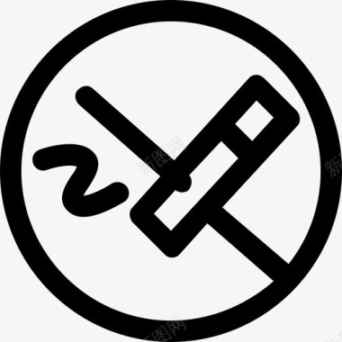 禁烟假日标牌图标图标