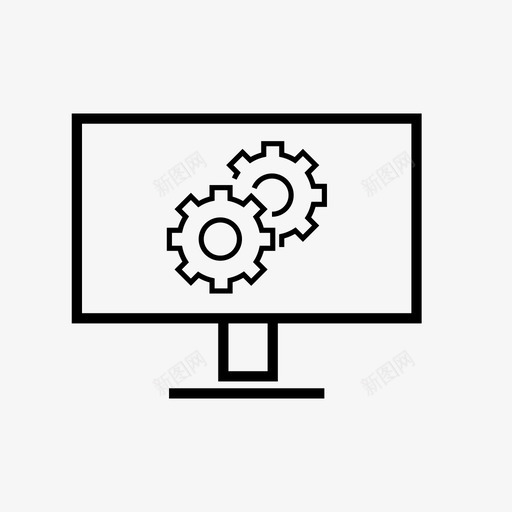 同步设置计算机维护计算机设置图标svg_新图网 https://ixintu.com 同步设置 计算机维护 计算机设置