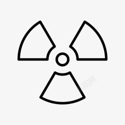 危险的核辐射危险核辐射图标高清图片