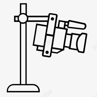 立式摄像机麦克风摄像机图标图标