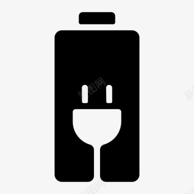 充电电池充电电源图标图标