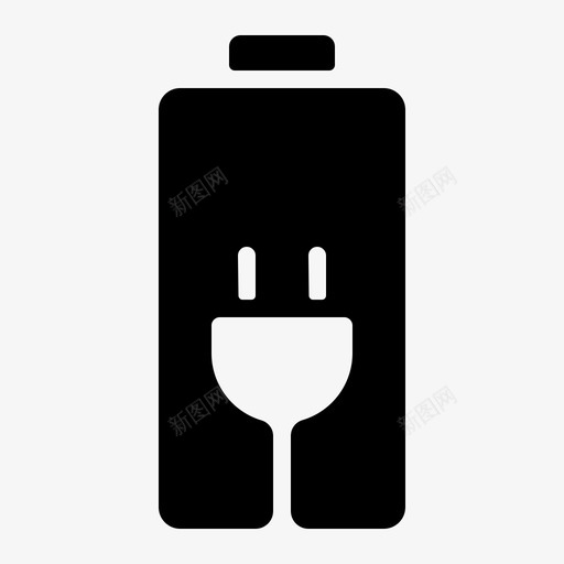 充电电池充电电源图标svg_新图网 https://ixintu.com 充电 充电电池 电源 能源