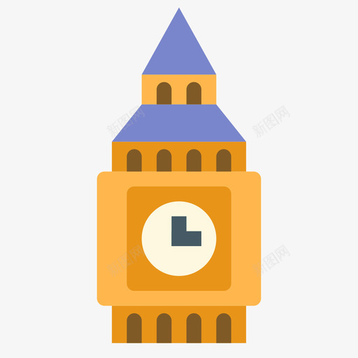 Big Bensvg_新图网 https://ixintu.com Big Ben