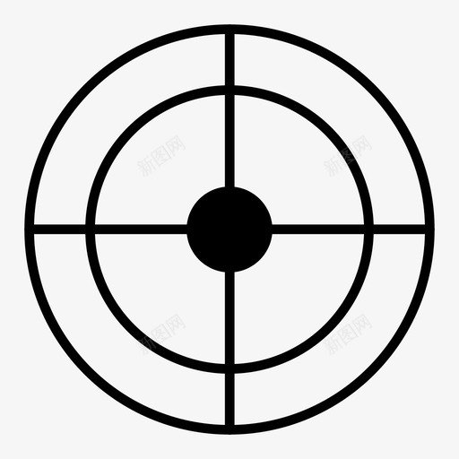 投掷飞镖瞄准十字准线图标svg_新图网 https://ixintu.com 十字准线 投掷飞镖 瞄准 运动