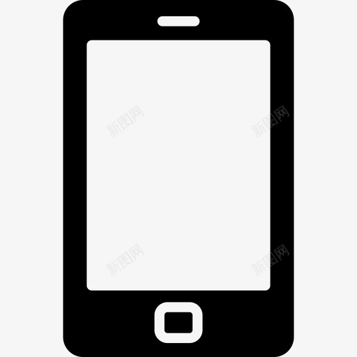 带触摸屏技术智能手机的手机图标svg_新图网 https://ixintu.com 带触摸屏 技术 智能手机的手机