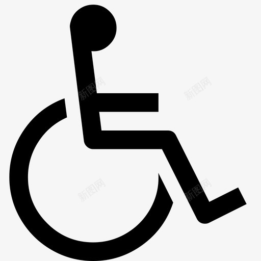 wheelchairsvg_新图网 https://ixintu.com wheelchair