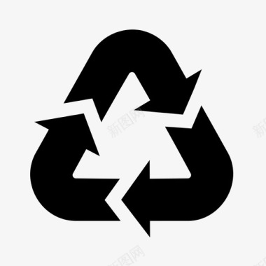 回收环保可再利用图标图标