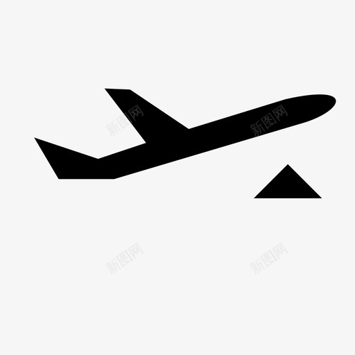 起飞飞机快速图标svg_新图网 https://ixintu.com 快速 起飞 飞机 飞行