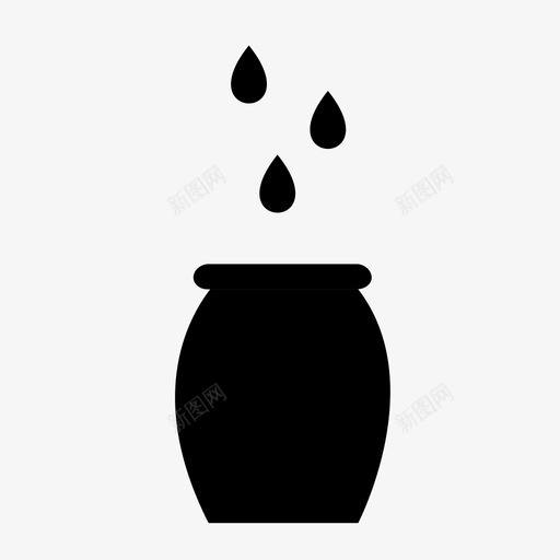 罐子饮料工具和器具图标svg_新图网 https://ixintu.com 工具和器具 水 罐子 饮料