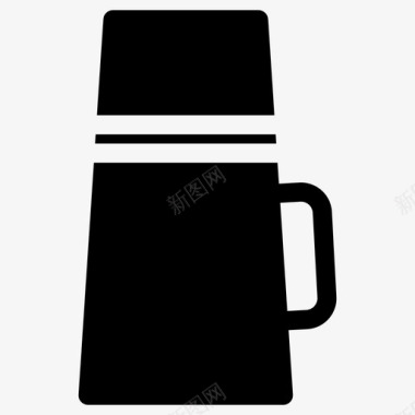 热咖啡容器茶图标图标