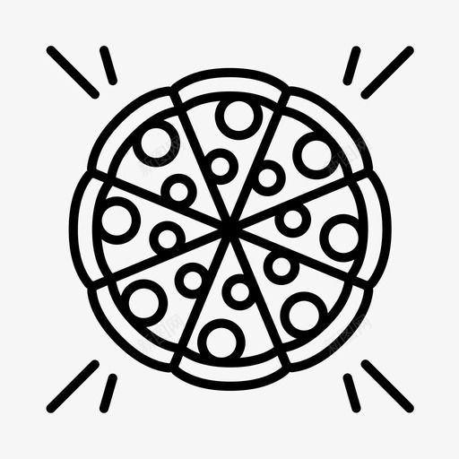 披萨美国快餐图标svg_新图网 https://ixintu.com 垃圾食品 外卖 快餐 披萨 美国