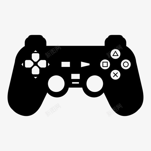 playstation控制器游戏图标svg_新图网 https://ixintu.com playstation 控制器 游戏 游戏杆 游戏板 视频游戏