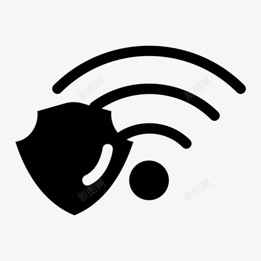 保护移动防护图标svg_新图网 https://ixintu.com wifi 保护 技术 技术字形 移动 防护