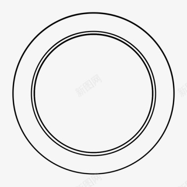 餐盘晚餐食物图标图标