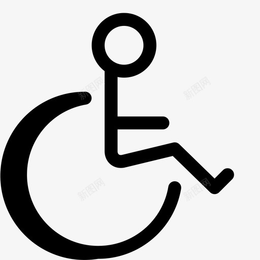 wheelchairsvg_新图网 https://ixintu.com wheelchair