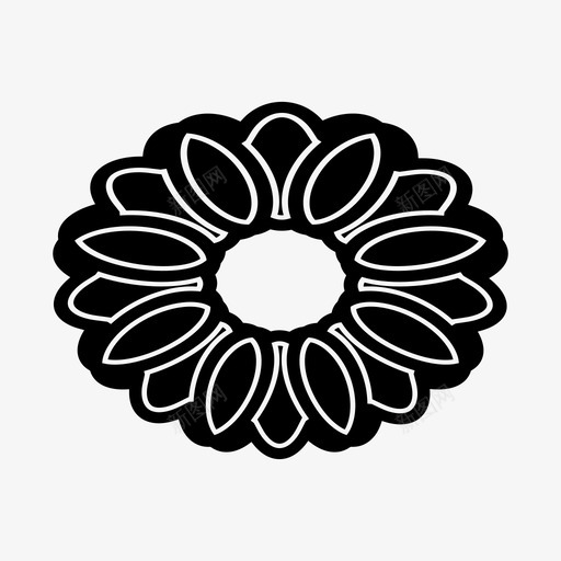 花美花园图标svg_新图网 https://ixintu.com 美 自然 花 花园 花雕文