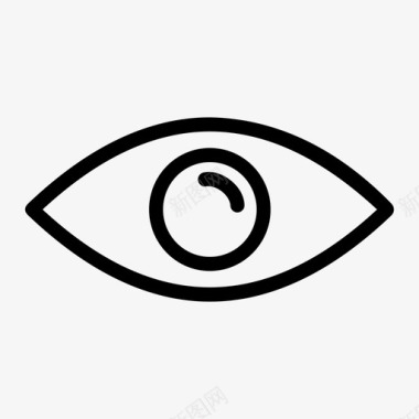 视野眼睛医疗图标图标
