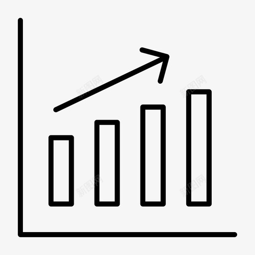 市场分析柱状图商业分析图标svg_新图网 https://ixintu.com 商业分析 市场分析 柱状图