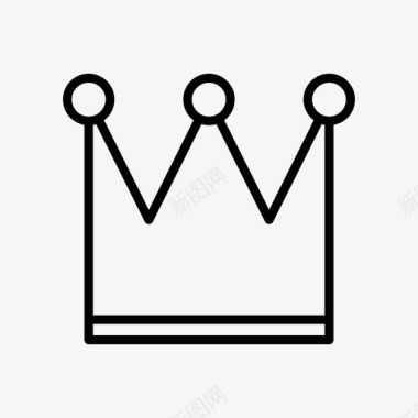 皇冠时尚国王图标图标