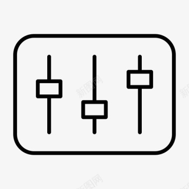 选项设置滑块图标图标