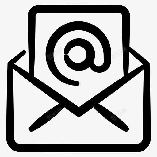 电子邮件电子邮件地址信件图标svg_新图网 https://ixintu.com inky商务卷7 信件 电子邮件 电子邮件地址