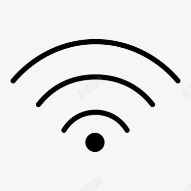 wifi信号热点互联网图标图标