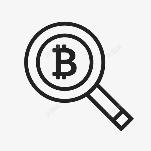 比特币搜索加密货币收入图标svg_新图网 https://ixintu.com 加密货币 收入 比特币搜索