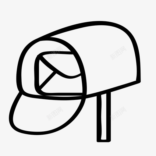 邮箱手绘信箱图标svg_新图网 https://ixintu.com 信箱 兔子图标 手绘 邮箱