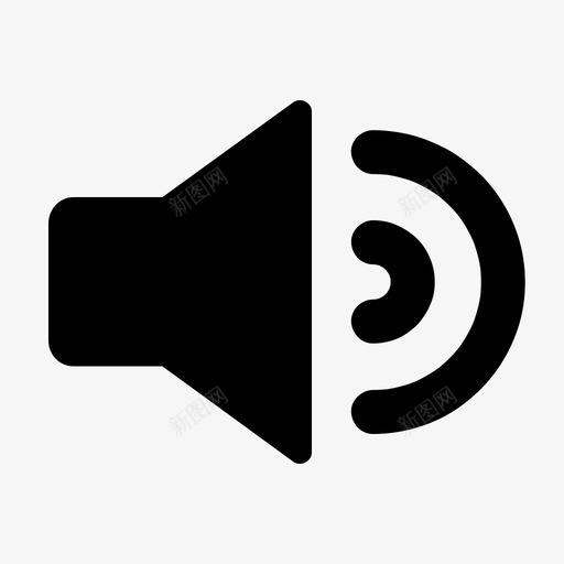 提高音量音频增加图标svg_新图网 https://ixintu.com 增加 声音 提高音量 音频