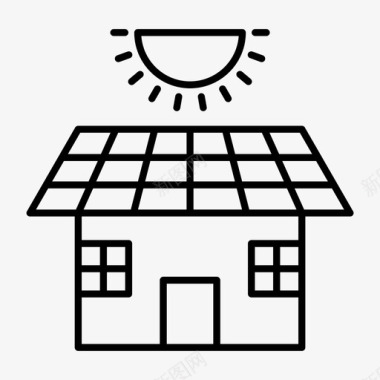 生态住宅生态能源图标图标