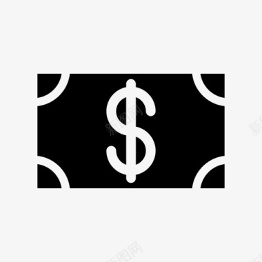 美元现金发展图标图标