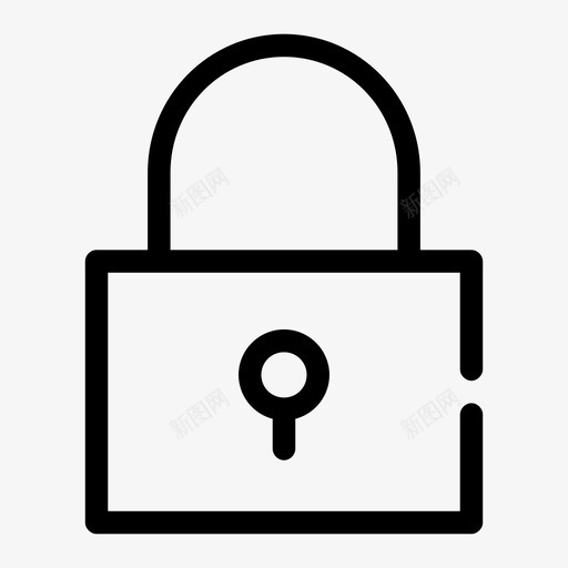 锁密码基本间隙介质图标svg_新图网 https://ixintu.com 基本间隙介质 密码 锁