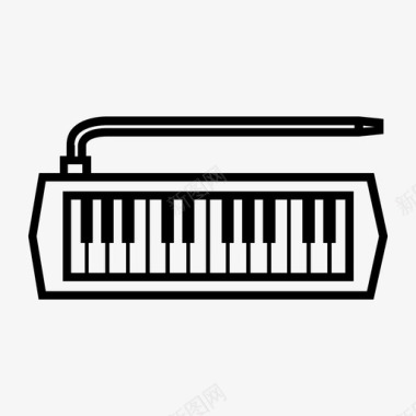 旋律乐器键盘图标图标