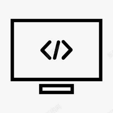 计算机软件编码图标图标