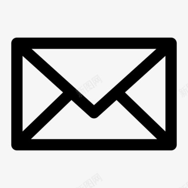 电子邮件信封用户界面图标图标