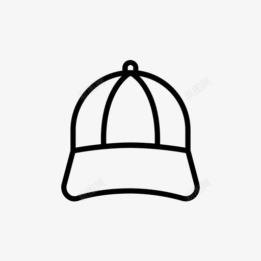 帽子棒球帽时尚图标svg_新图网 https://ixintu.com 大礼帽 帽子 时尚 棒球帽
