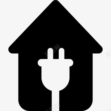 住宅生态能源建筑生态图标图标