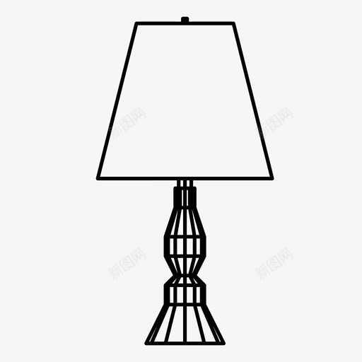灯具家具家居装饰图标svg_新图网 https://ixintu.com 室内 家具 家居装饰 灯 灯具 照明