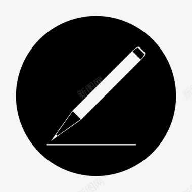 钢笔墨水签名图标图标