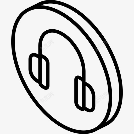 音乐基本要素iso图标svg_新图网 https://ixintu.com iso 基本要素 等距 要素等距轮廓 音乐