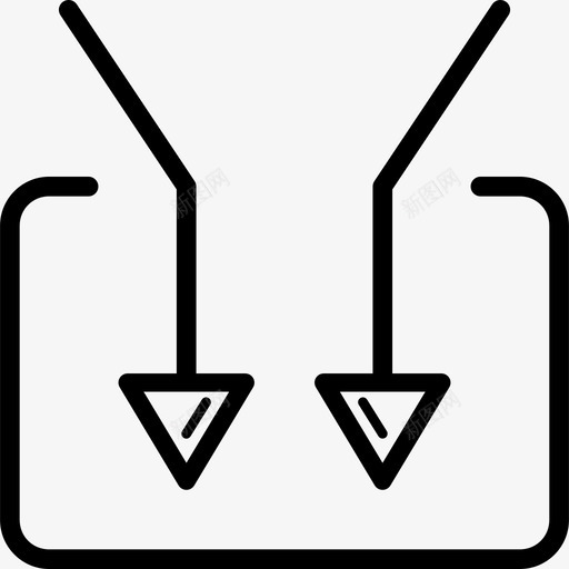 两个矩形箭头genericons箭头图标svg_新图网 https://ixintu.com genericons箭头 两个矩形箭头