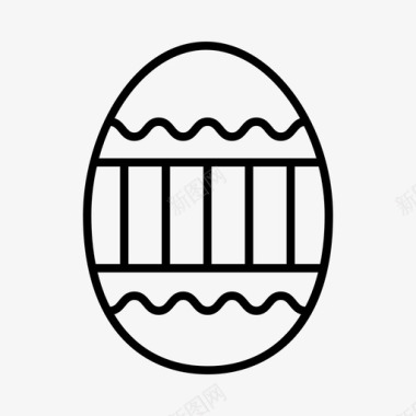 复活节彩蛋庆祝复活节彩蛋狩猎图标图标
