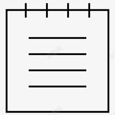 文件笔记本记事本图标图标