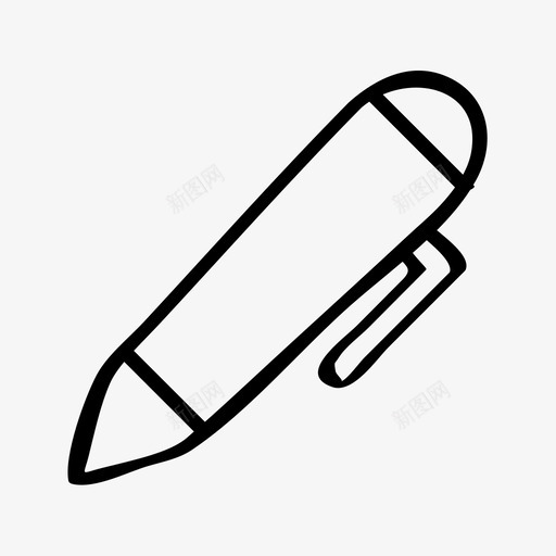 钢笔手绘兔子图标svg_新图网 https://ixintu.com 兔子图标 手绘 钢笔