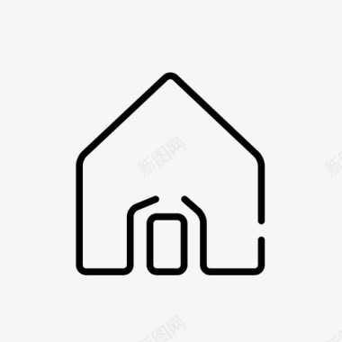 主页建筑主页按钮图标图标
