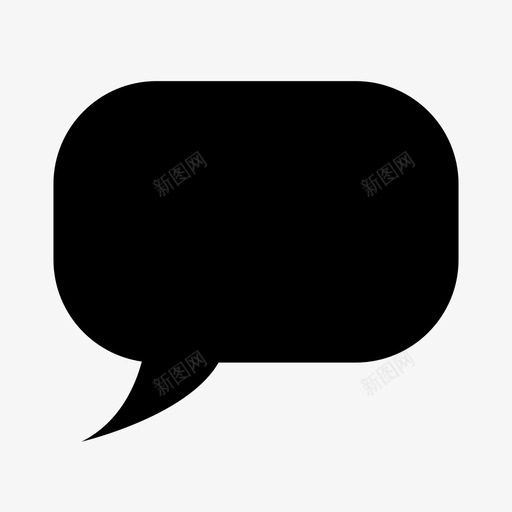 言语泡沫聊天交谈图标svg_新图网 https://ixintu.com 交谈 聊天 言语泡沫 说