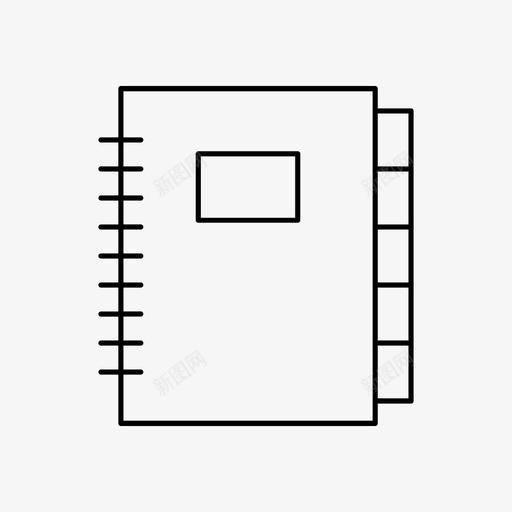 笔记本书签日记图标svg_新图网 https://ixintu.com 书签 写作和编辑 日记 笔记本 计划 速写本