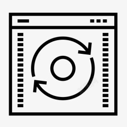 重新载入网页同步刷新刷新网页图标高清图片