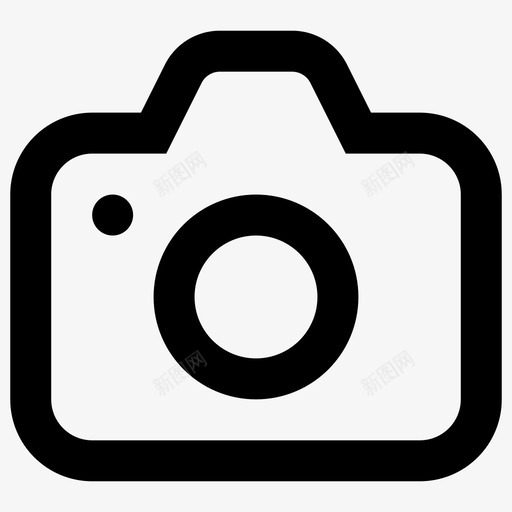 相机摄影必需品系列图标svg_新图网 https://ixintu.com 必需品系列 摄影 相机